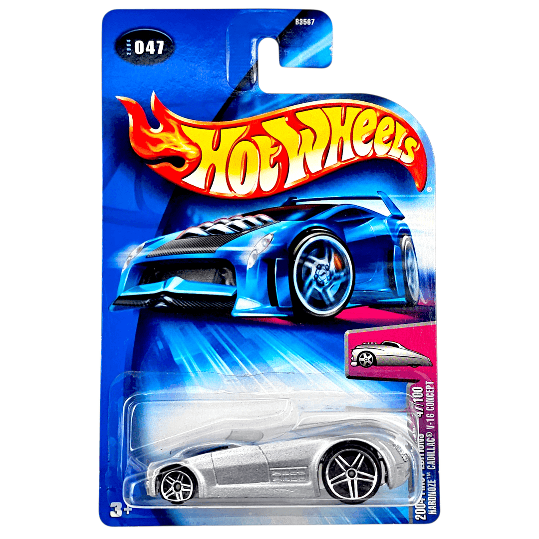 Hot Wheels - Hardnoze Cadillac V - 16 Concept - 2004 - Top CollectiblesDiecastHot Wheels
