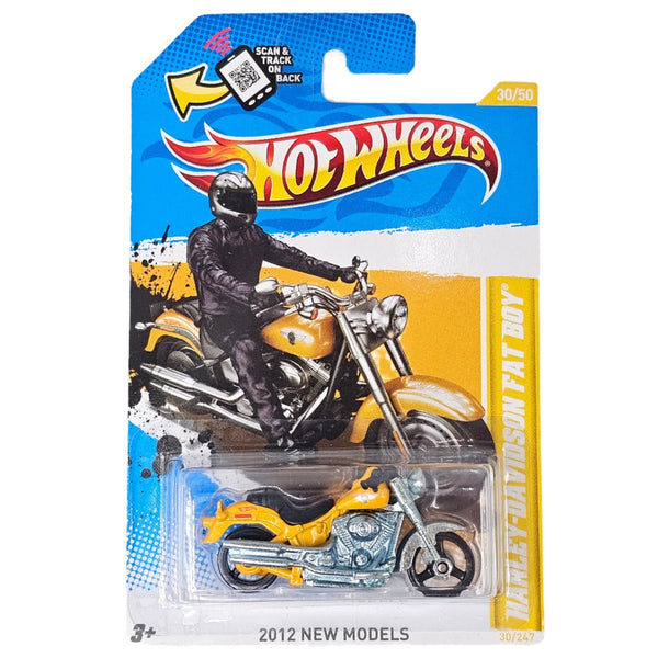 Hot Wheels - Harley - Davidson Fat Boy - 2012 - Top CollectiblesDiecastHot Wheels