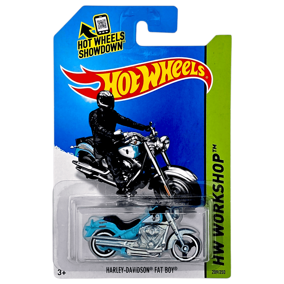 Hot Wheels - Harley - Davidson Fat Boy - 2014 - Top CollectiblesDiecastHot Wheels