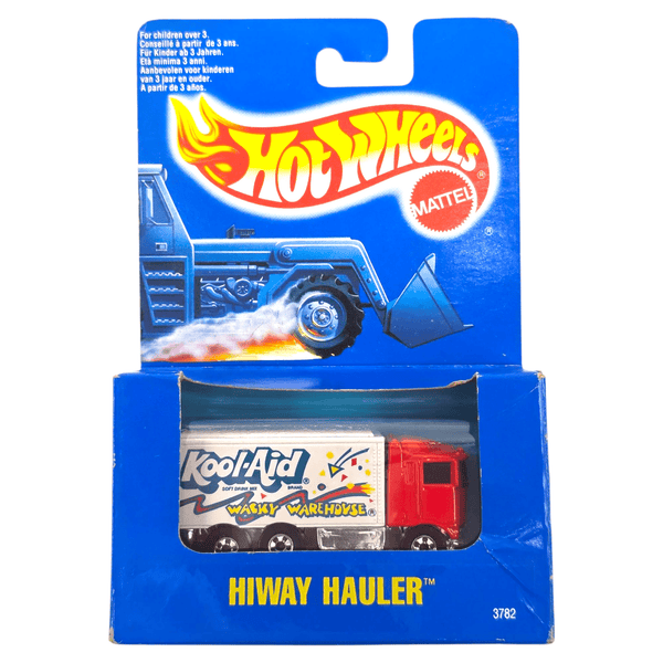 Hot Wheels - Hiway Hauler - 1992 *Exclusive International Packaging* - Top CollectiblesDiecastHot Wheels