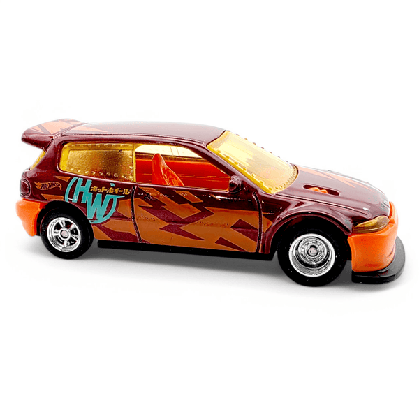 Hot Wheels - Honda Civic Custom - 2023 *Kroger Exclusive - Real Riders Custom* - Top CollectiblesDiecastHot Wheels
