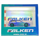 Hot Wheels - Honda Civic EF "Falken" w/ LED Lighting *Custom* - Top CollectiblesDiecastHot Wheels