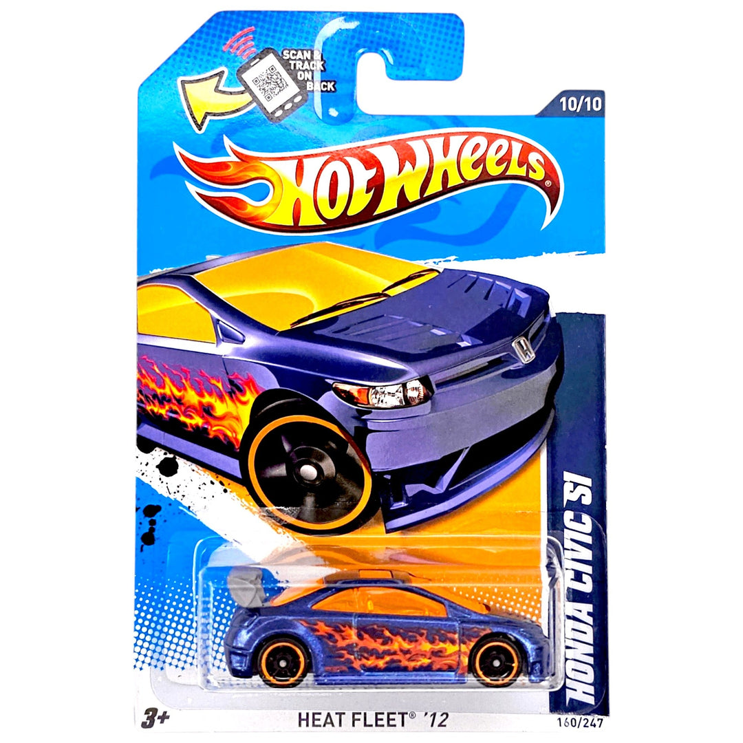 Hot Wheels - Honda Civic Si - 2012 *Scan & Track Card Variation* - Top CollectiblesDiecastHot Wheels