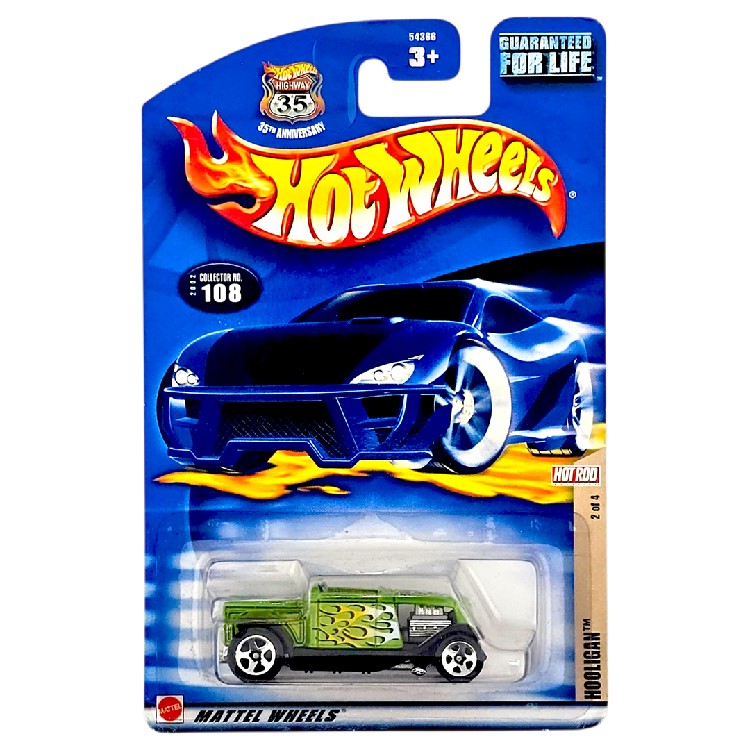 Hot Wheels - Hooligan - 2002 *Card Variation* - Top CollectiblesDiecastHot Wheels