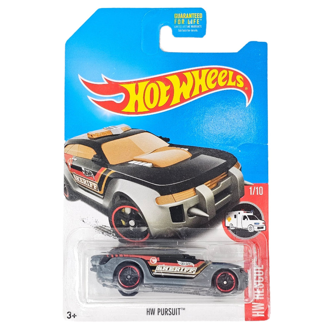 Hot Wheels - HW Pursuit - 2017 *Treasure Hunt* - Top CollectiblesDiecastHot Wheels