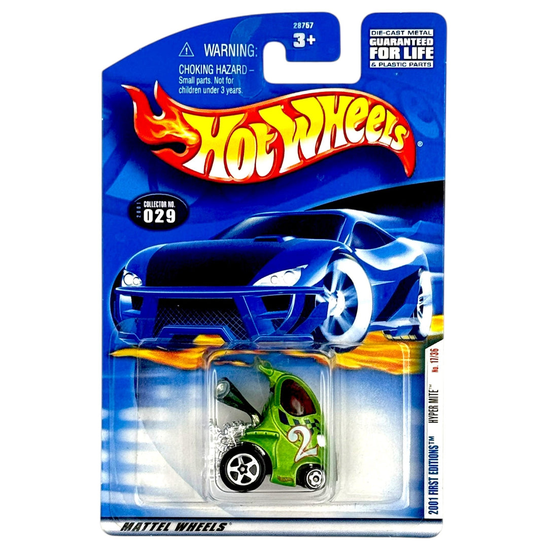 Hot Wheels - Hyper Mite - 2001 *Card Variation* - Top CollectiblesDiecastHot Wheels