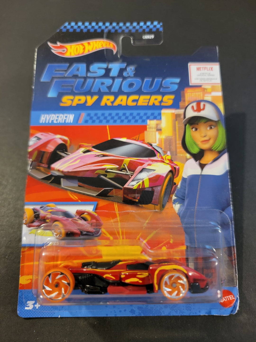 Hot Wheels - Hyperfin - 2021 Fast &amp; Furious Spy Racers Series - Top CollectiblesDiecastHot Wheels