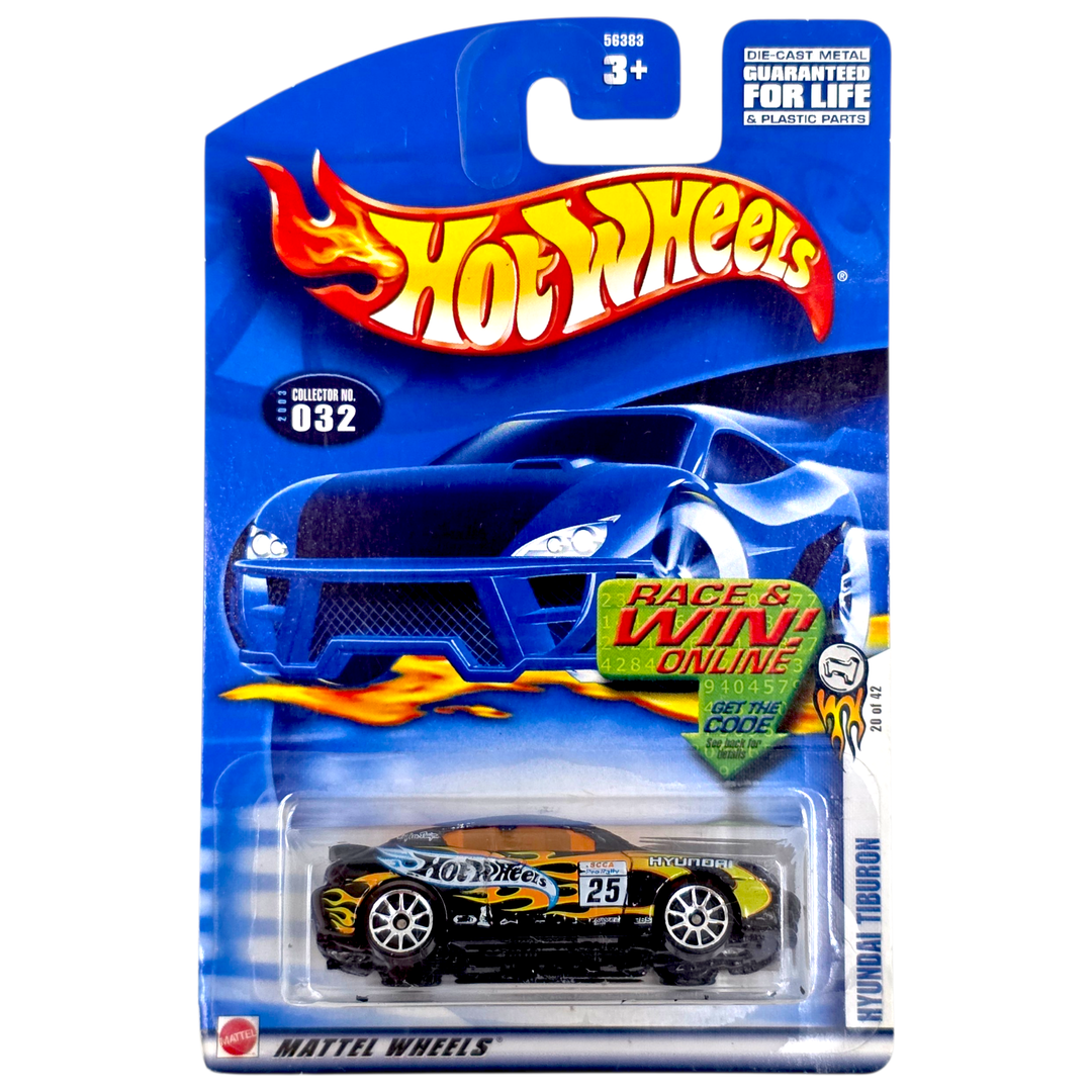 Hot Wheels - Hyundai Tiburon - 2003 *Card Variation* - Top CollectiblesDiecastHot Wheels