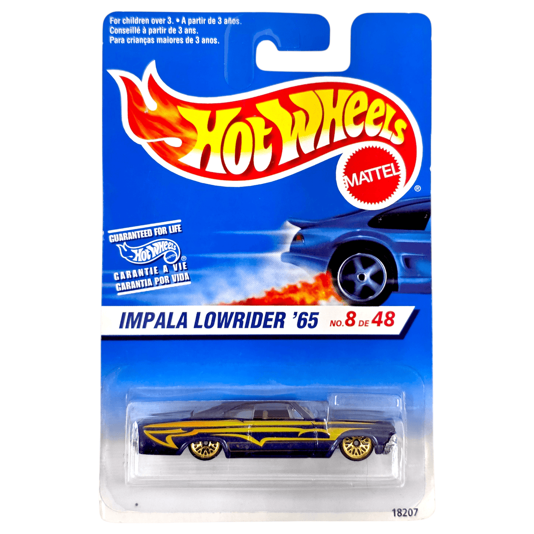 Hot Wheels - Impala Lowrider '65 - 1998 *Card Variation* - Top CollectiblesDiecastHot Wheels