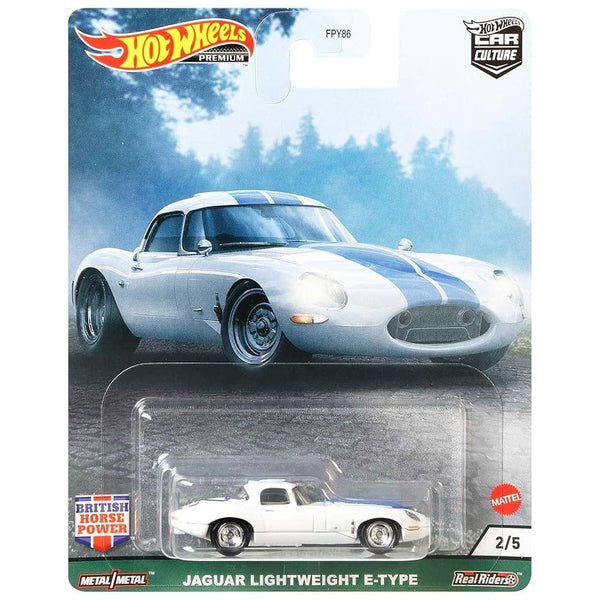 Hot Wheels - Jaguar Lightweight E - Type - 2021 British Horse Power Series - Top CollectiblesDiecastHot Wheels