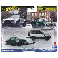 Hot Wheels - Jaguar MK1 & 2023 Land Rover Defender 110 - 2024 Team Transport Series *Pre - Order* - Top CollectiblesDiecastHot Wheels