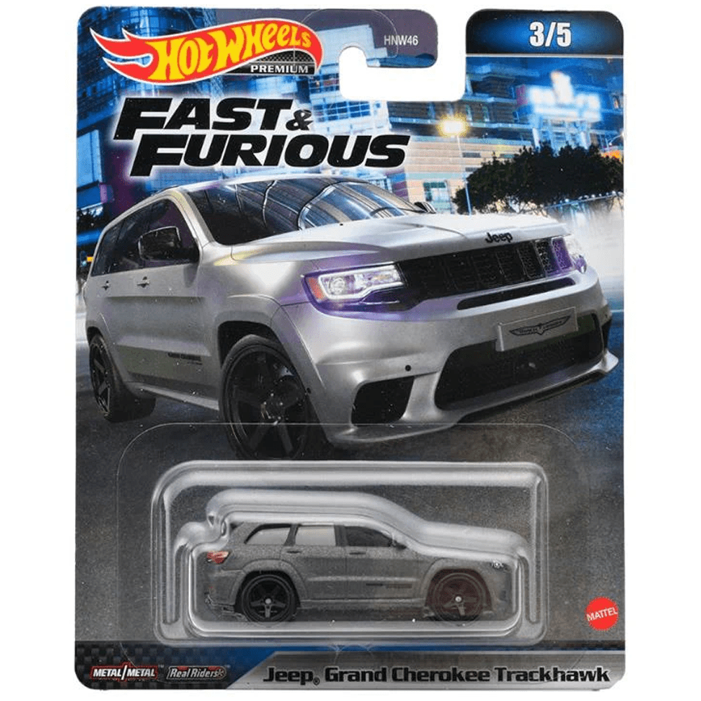 Hot Wheels - Jeep Grand Cherokee Trackhawk - 2023 Fast &amp; Furious Series - Top CollectiblesDiecastHot Wheels