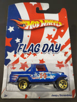 Hot Wheels - Jeep Scrambler - 2011 Flag Day Series - Top CollectiblesDiecastHot Wheels