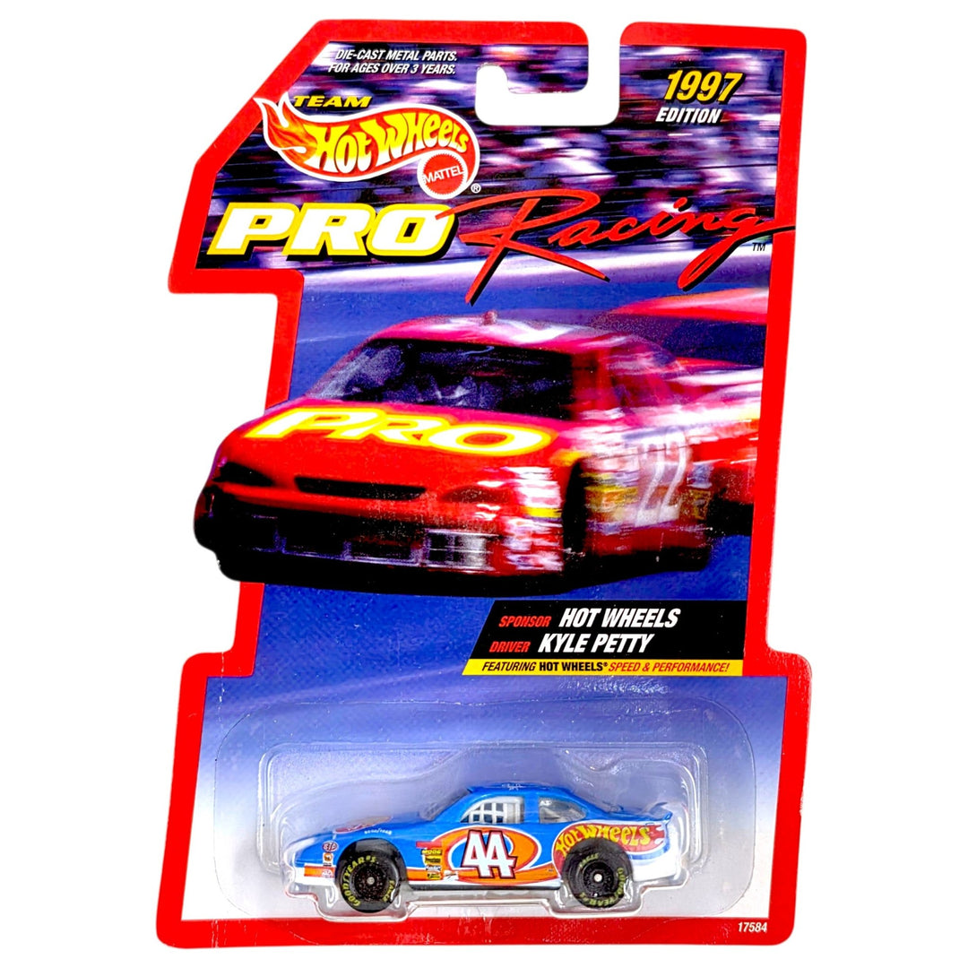 Hot Wheels - Kyle Petty Pontiac Grand Prix Stock Car - 1997 Pro Racing Team Hot Wheels Series - Top CollectiblesDiecastHot Wheels