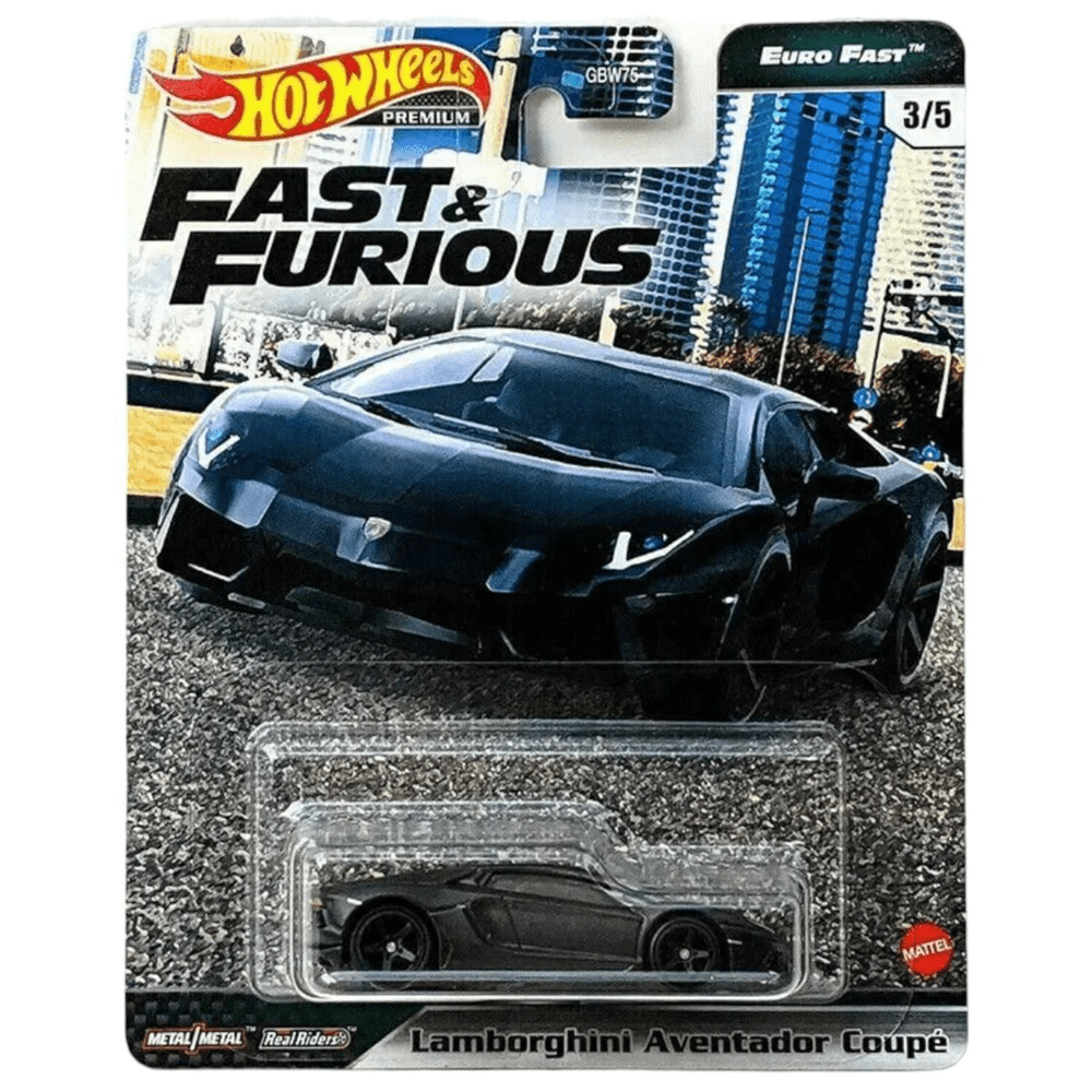 Hot Wheels - Lamborghini Aventador Coupe - 2020 F&amp;F Euro Fast Series - Top CollectiblesDiecastHot Wheels