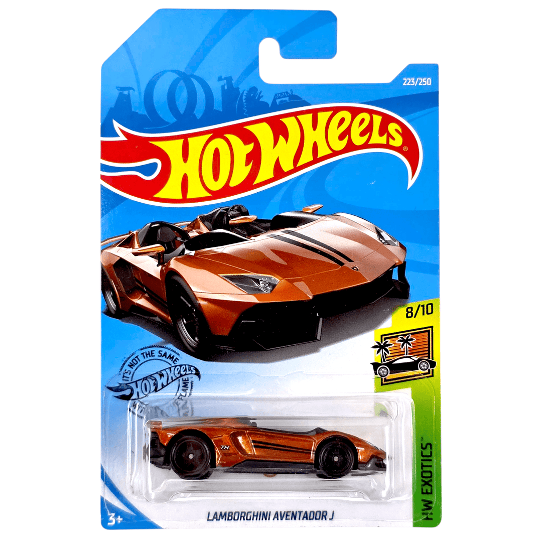 Hot Wheels - Lamborghini Aventador J - 2019 *Super Treasure Hunt* - Top CollectiblesDiecastHot Wheels