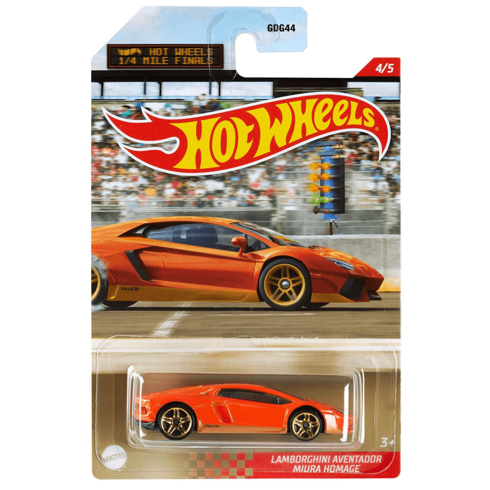Hot Wheels - Lamborghini Aventador Miura Homage - 2021 1/4 Miles Finals Series - Top CollectiblesDiecastHot Wheels