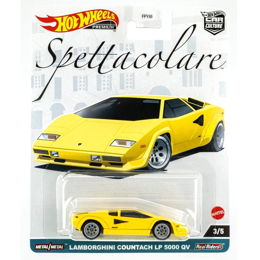 Hot Wheels - Lamborghini Countach LP 5000 QV - 2023 Spettacolare Series - Top CollectiblesDiecastHot Wheels