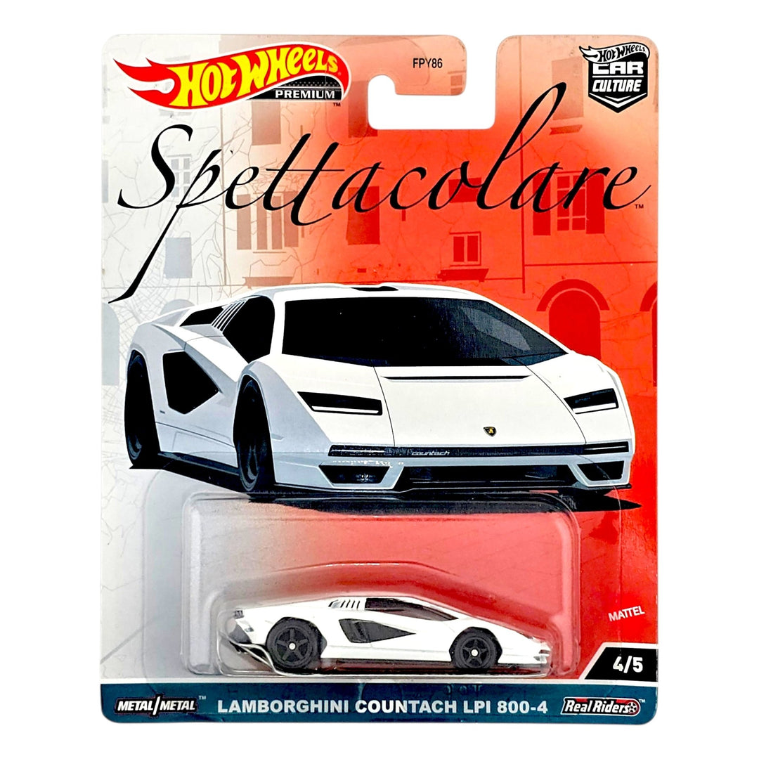 Hot Wheels - Lamborghini Countach LPI 800 - 4 - 2023 Spettacolare Series - Top CollectiblesDiecastHot Wheels