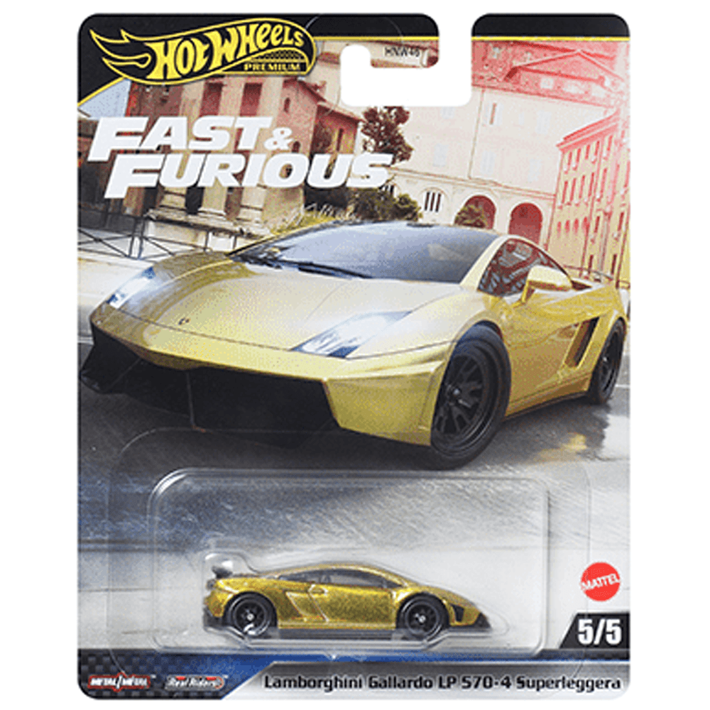 Hot Wheels - Lamborghini Gallardo LP 570 - 4 Superleggera - 2025 Fast & Furious Series - Top CollectiblesDiecastHot Wheels