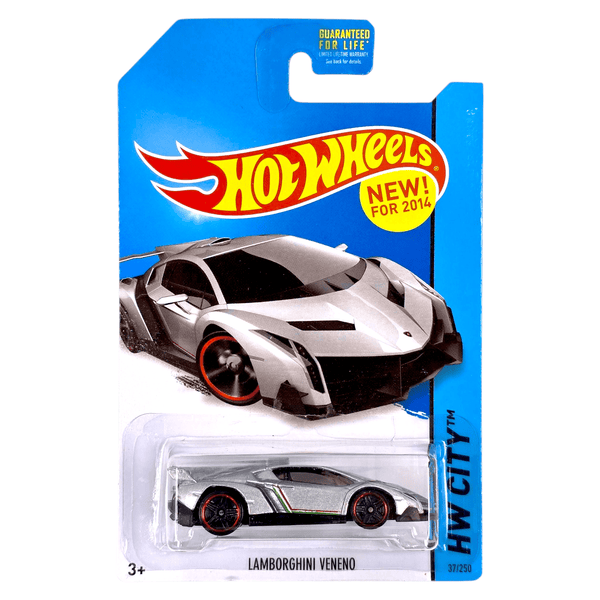 Hot Wheels - Lamborghini Veneno - 2014 *Card Variation* - Top CollectiblesDiecastHot Wheels