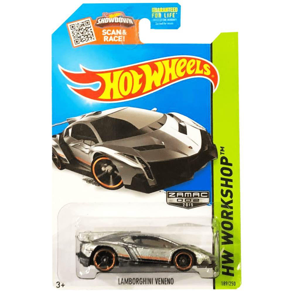 Hot Wheels - Lamborghini Veneno - 2015 *Zamac* - Top CollectiblesDiecastHot Wheels