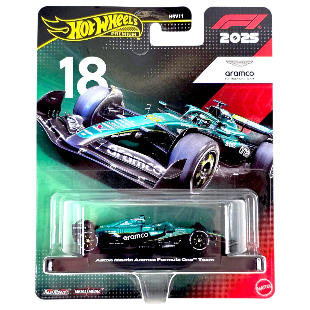 Hot Wheels - Lance Stroll Aston Martin Aramco Formula One Team (18) - 2026 Formula 1 Series - Top CollectiblesDiecastHot Wheels