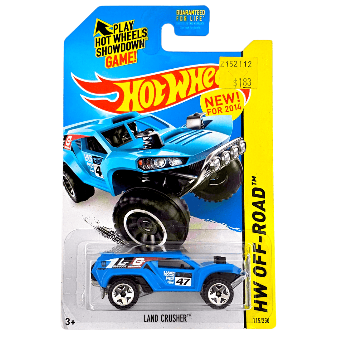 Hot Wheels - Land Crusher - 2014 *Card Variation* - Top CollectiblesDiecastHot Wheels