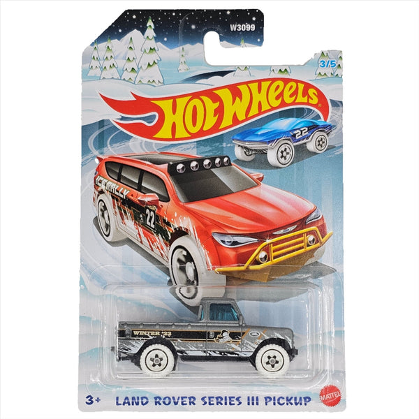 Hot Wheels - Land Rover Series III Pickup - 2022 Holiday Series - Top CollectiblesDiecastHot Wheels