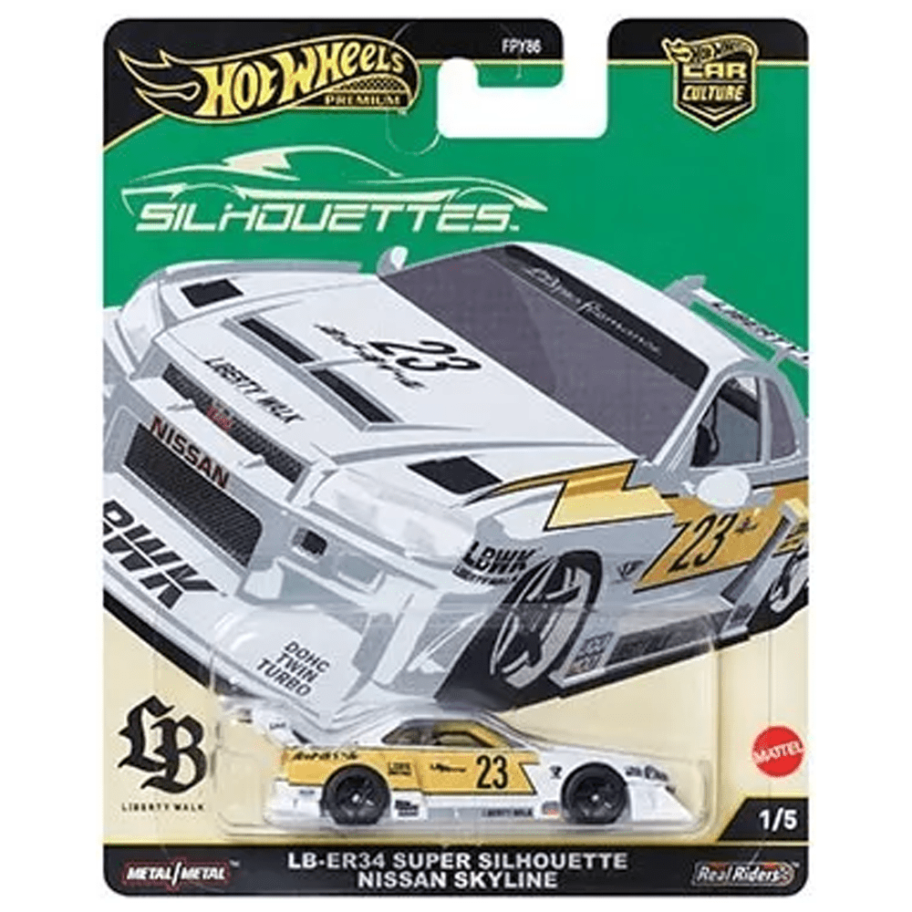 Hot Wheels - LB - ER34 Super SIlhouette Nissan Skyline - 2025 Silhouette Series - Top CollectiblesDiecastHot Wheels
