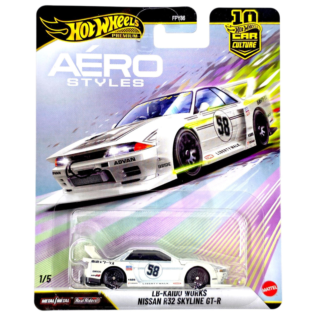 Hot Wheels - LB-Kaido Works Nissan R32 Skyline GT-R - 2026 Aero Styles Series - Top CollectiblesDiecastHot Wheels