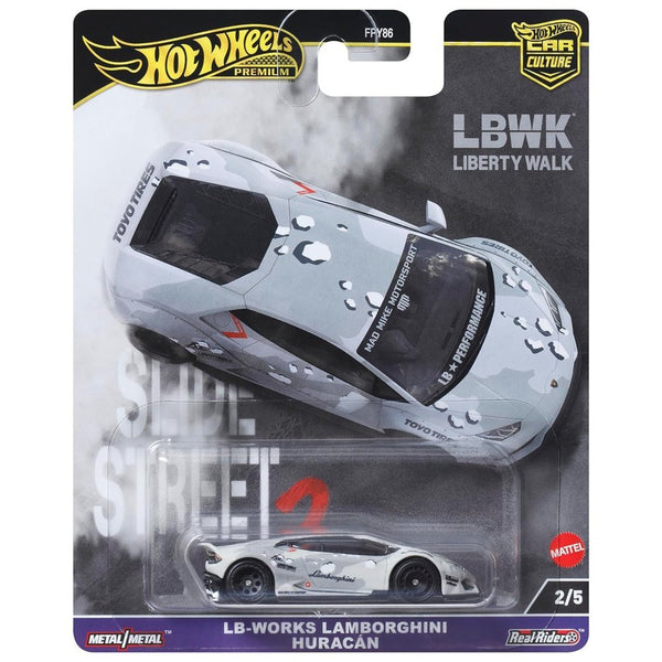 Hot Wheels - LB - Works Lamborghini Huracan - 2024 Slide Street 2 Series - Top CollectiblesDiecastHot Wheels