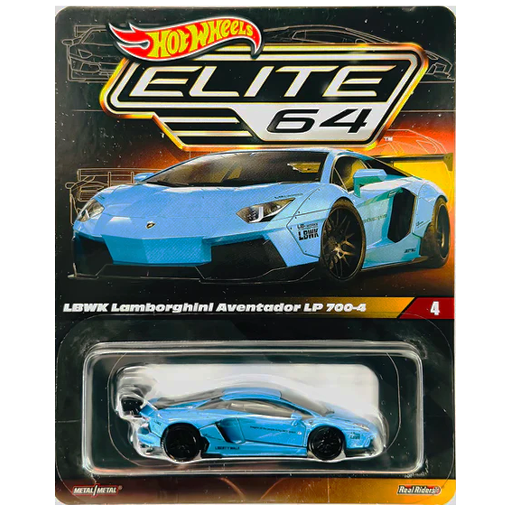 Hot Wheels - LBWK Lamborghini Aventador LP 700-4 - 2023 Elite 64 Series - Top CollectiblesDiecastHot Wheels