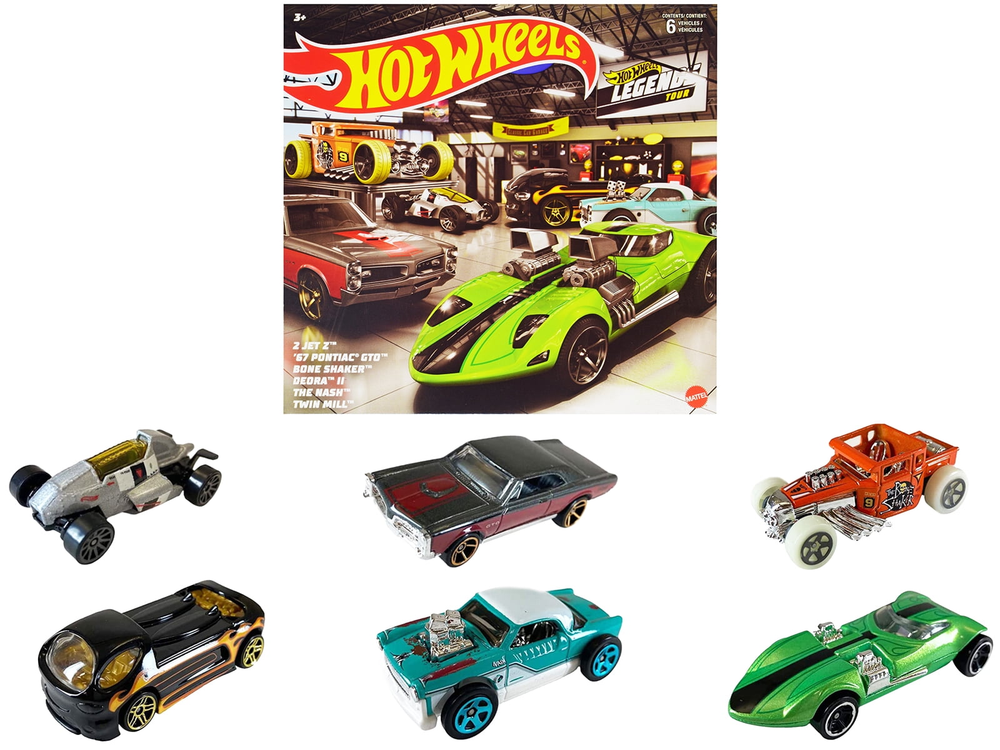 Hot Wheels - Legends Tour 6 - Pack - 2022 - Top CollectiblesDiecastHot Wheels