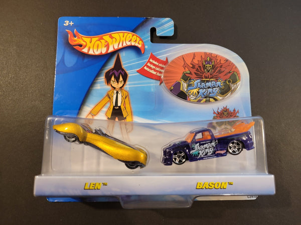 Hot Wheels - Len vs Bason - 2004 Shaman King 2 - Pack - Top CollectiblesDiecastHot Wheels