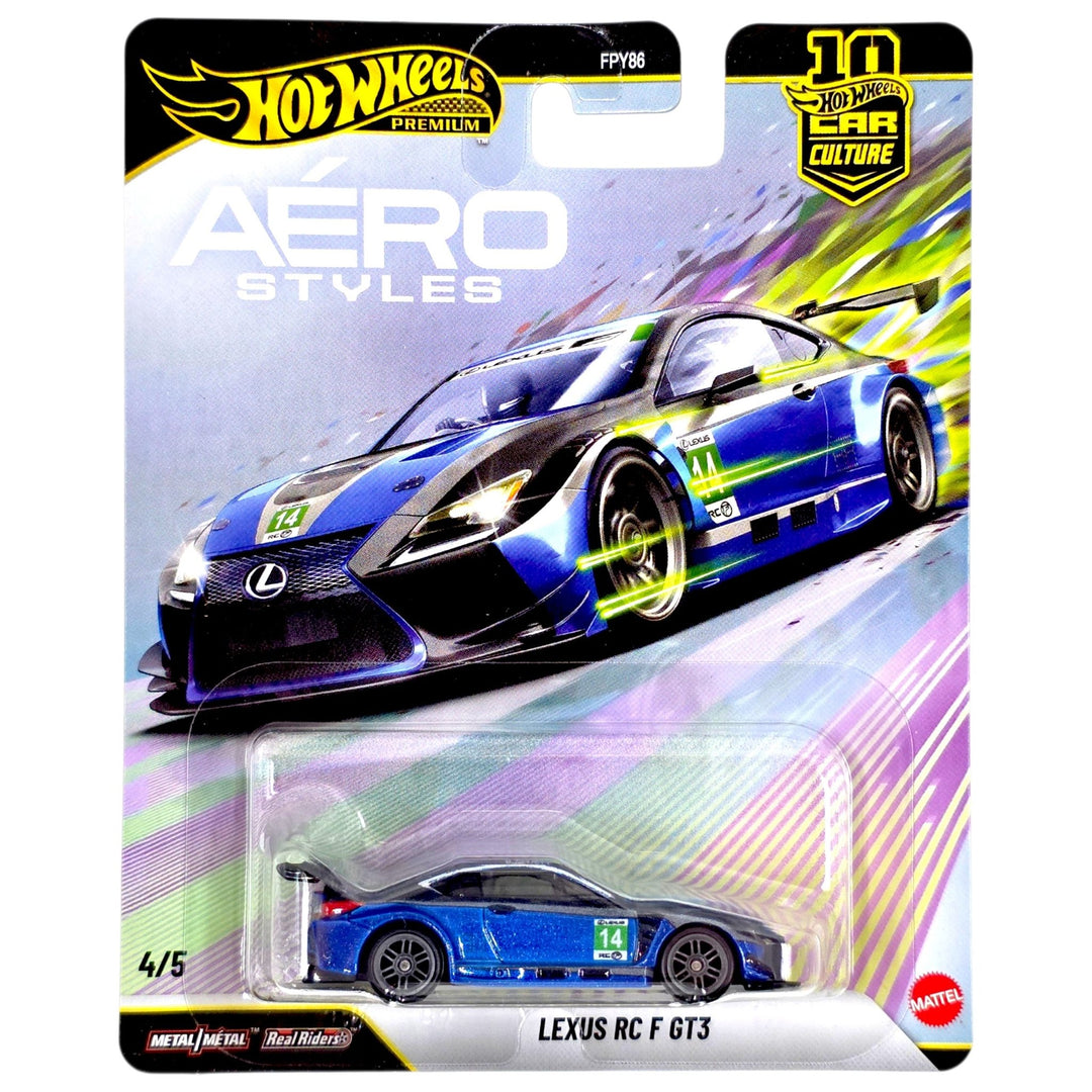 Hot Wheels - Lexus RC F GT3 - 2026 Aero Styles - Top CollectiblesDiecastHot Wheels