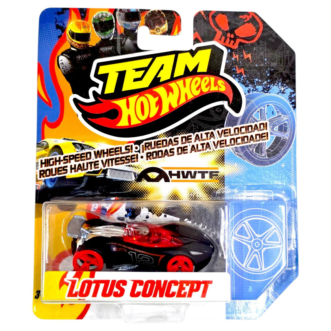 Hot Wheels - Lotus Concept - 2012 Team Hot Wheels High-Speed Wheels Series - Top CollectiblesDiecastHot Wheels