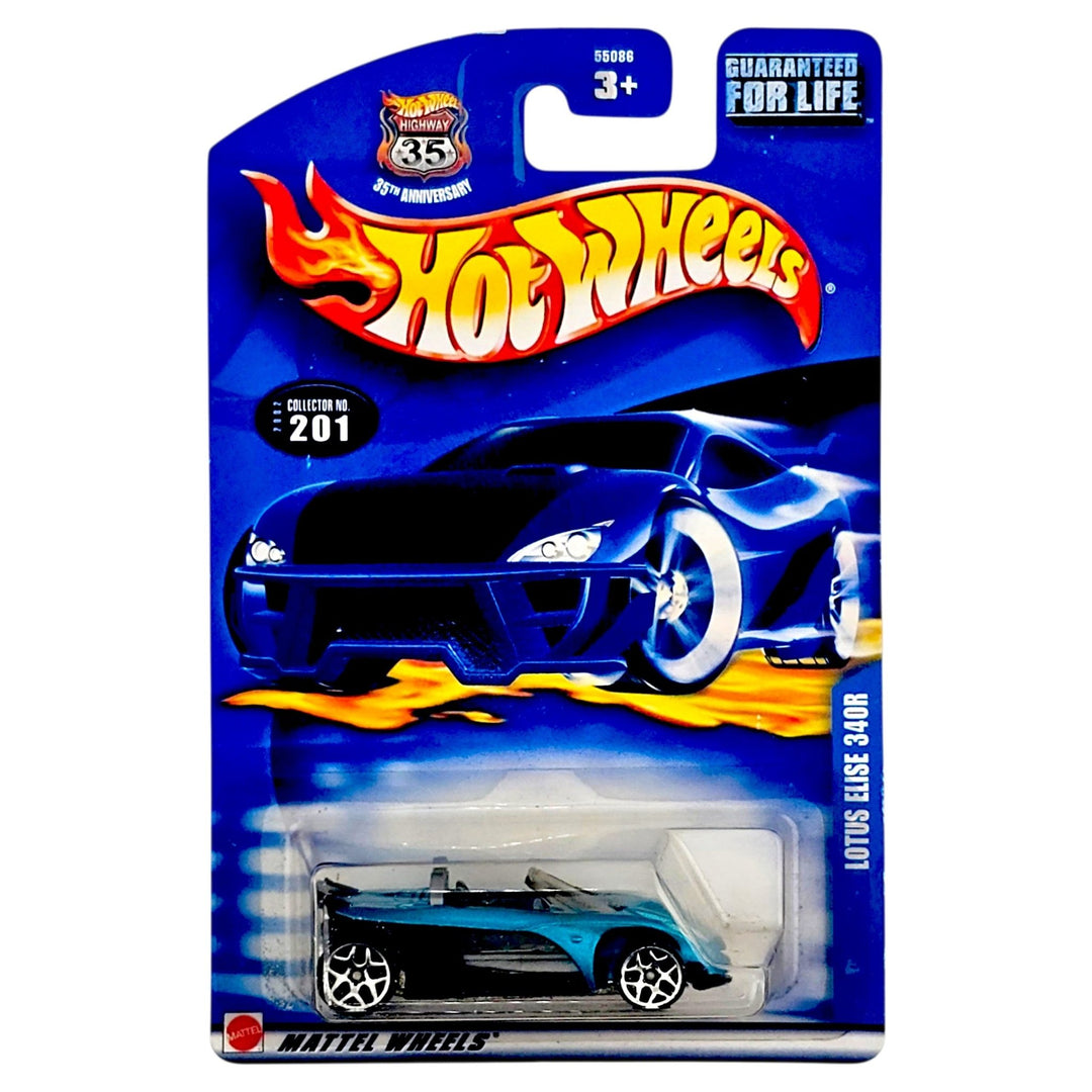 Hot Wheels - Lotus Elise 340R - 2002 *Card Variation* - Top CollectiblesDiecastHot Wheels