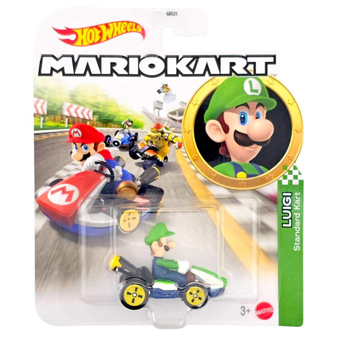 Hot Wheels - Luigi (Standard Kart) - 2026 Mario Kart Series - Top CollectiblesDiecastHot Wheels
