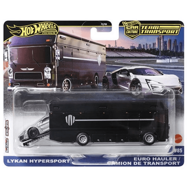 Hot Wheels - Lykan Hypersport & Euro Hauler - 2025 Team Transport Series - Top CollectiblesDiecastHot Wheels