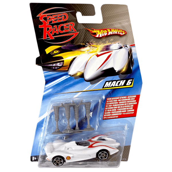 Hot Wheels - Mach 6 with Jump Jacks - 2008 Speed Racer Series - Top CollectiblesDiecastHot Wheels