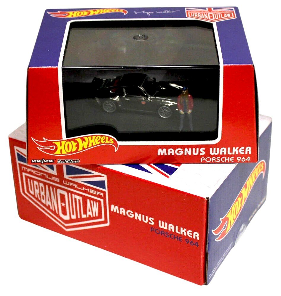 Hot Wheels - Magnus Walker Porsche 964 w/ Figure - 2019 *Red Line Club Exclusive* - Top CollectiblesDiecastHot Wheels