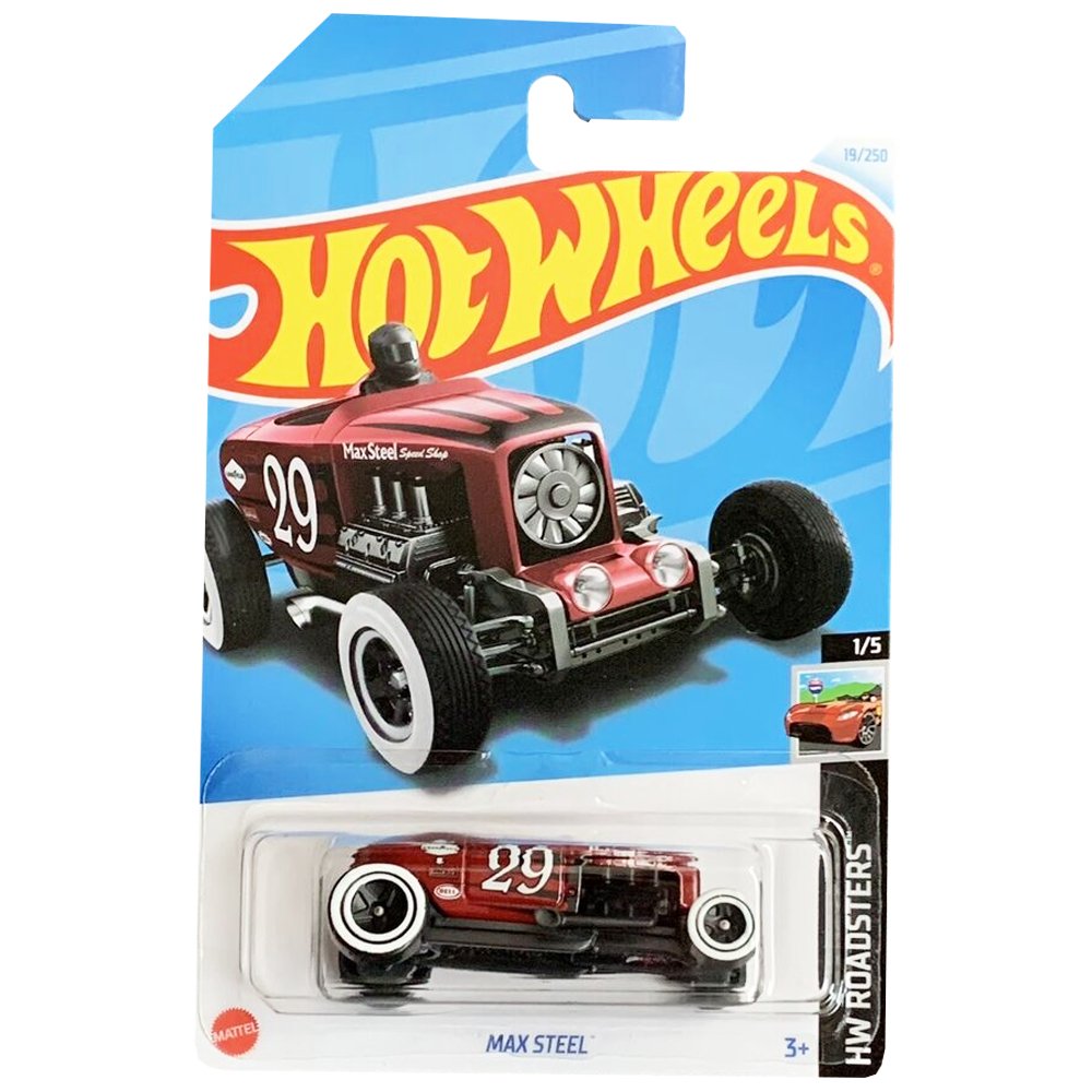 Hot Wheels 1/64 Max Steel Hot Rod #1/5 - Mainline 2024 - Modèle Vert - Neuf Pour Collection