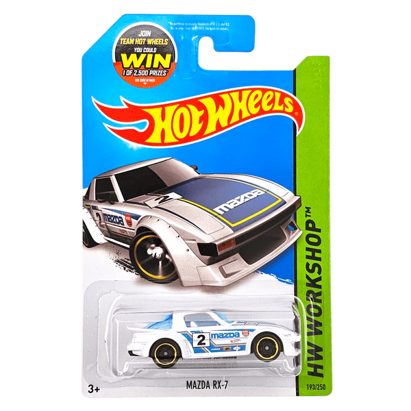 Hot Wheels - Mazda RX - 7 - 2015 - Top CollectiblesDiecastHot Wheels
