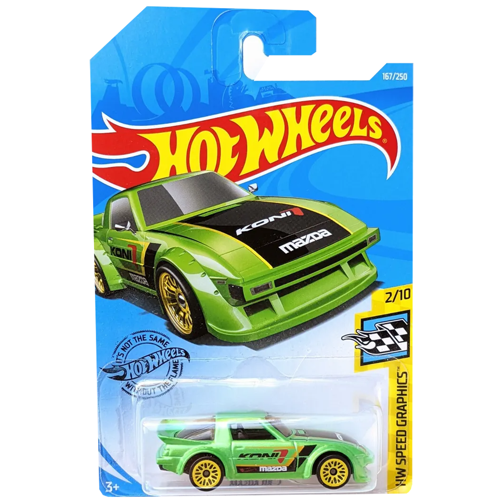 Hot Wheels - Mazda RX - 7 - 2019 - Top CollectiblesDiecastHot Wheels