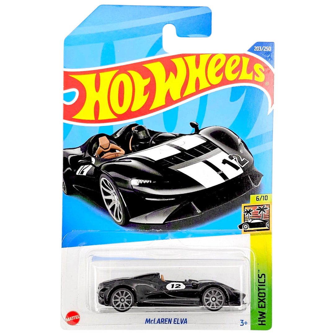 Hot Wheels - McLaren Elva - 2022 *International Card Variation* - Top CollectiblesDiecastHot Wheels