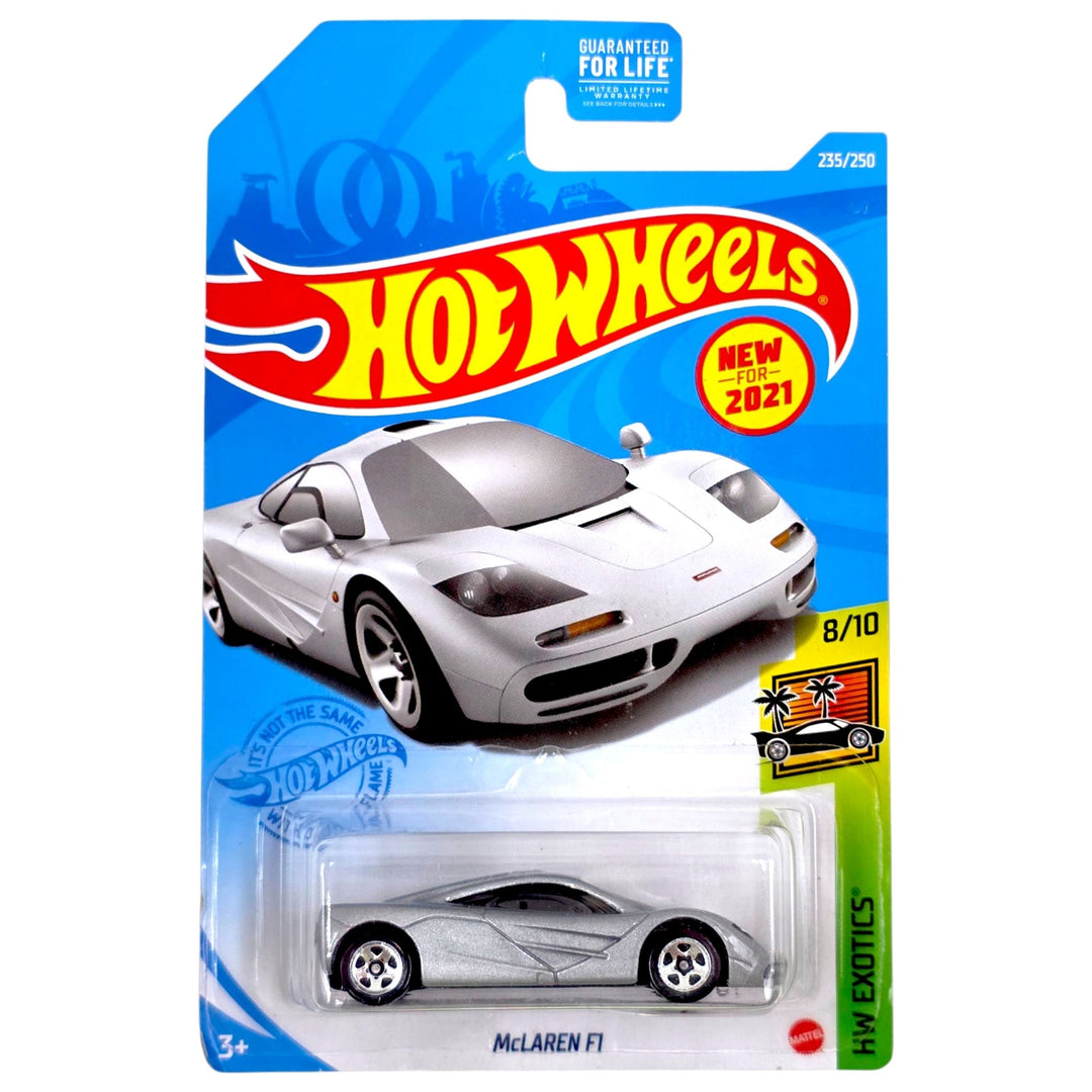 Hot Wheels - McLaren F1 - 2021 *Card Variation* - Top CollectiblesDiecastHot Wheels