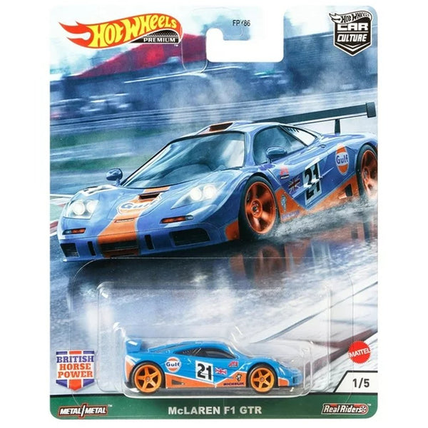 Hot Wheels - McLaren F1 GTR - 2021 British Horse Power Series - Top CollectiblesDiecastHot Wheels