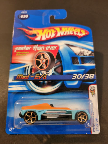 Hot Wheels - Med - Evil - 2006 FTE Wheels Variation - Top CollectiblesDiecastHot Wheels