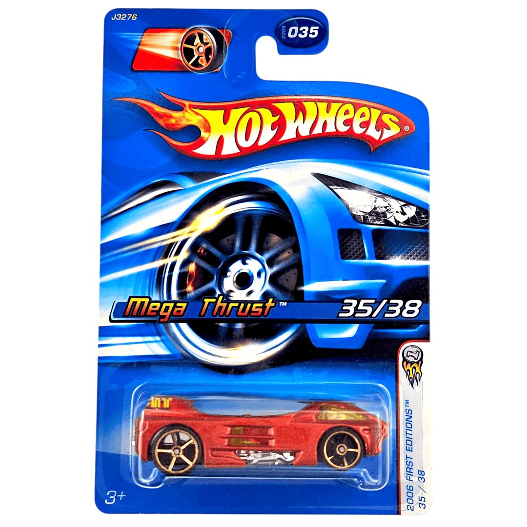 Hot Wheels - Mega Thrust - 2006 *FTE Wheels Variation* - Top CollectiblesDiecastHot Wheels